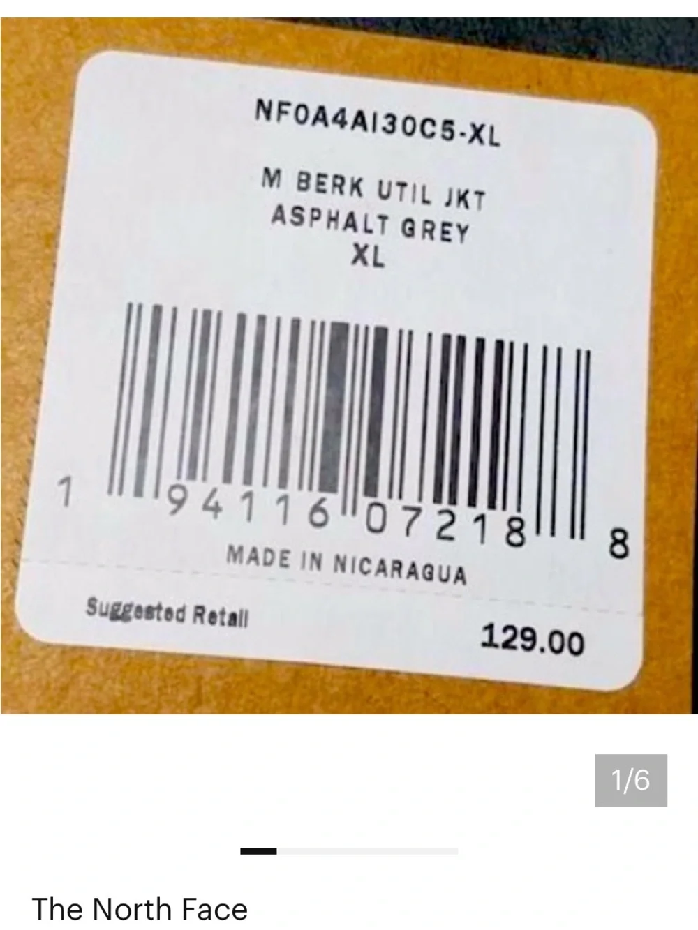 The North Face Men's Berk Util Bomber Jacket - Gray